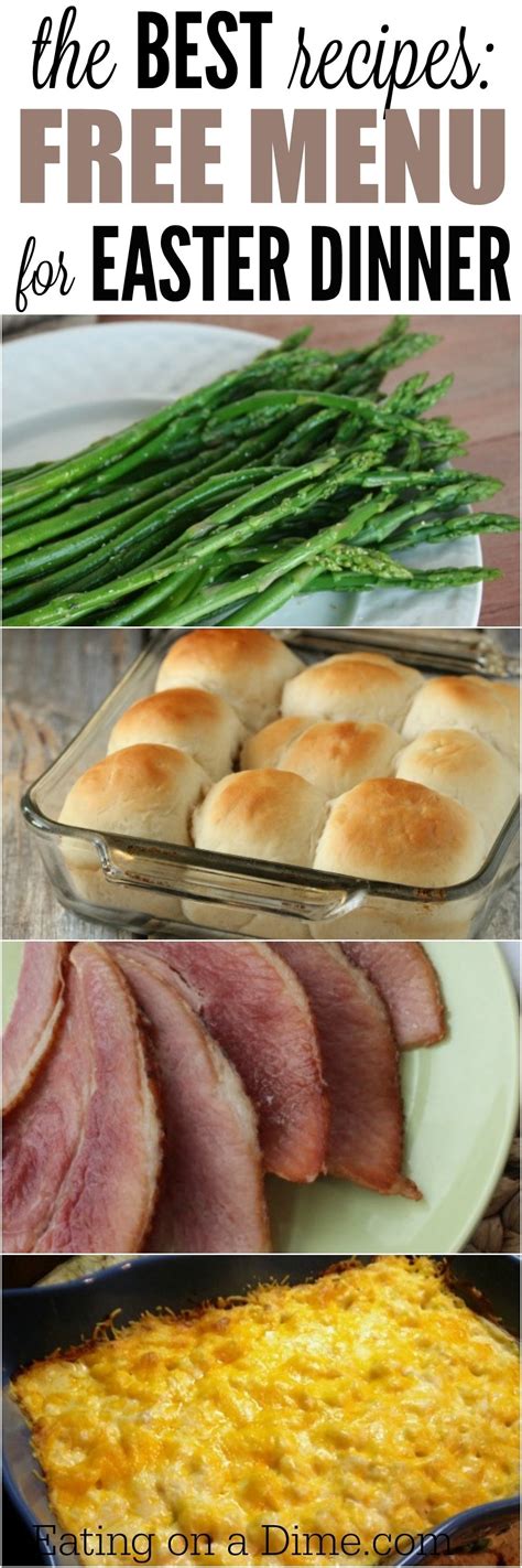 10 Great Ideas For Easter Dinner Menu 2024