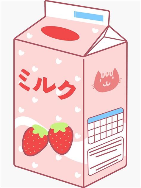 Strawberry Milk In 2021 Kawaii Wallpaper Milk Art Strawberry Art