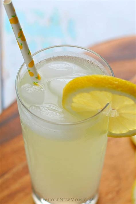 Sugar Free Lemonade Recipe Homemade Lemonade Whole New Mom