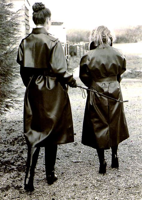 Whip And Mackintosh Discipline Rubber Raincoats Black Raincoat Rainwear Girl