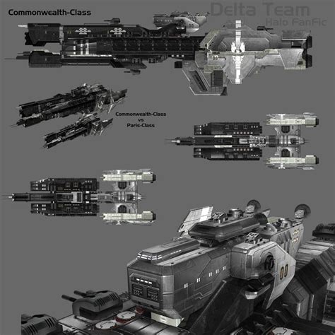 Commonwealth Class Destroyer By Halodarkage Halo Ships Sci Fi Ships