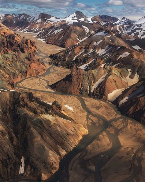 Birds Eye View Of The Iceland Highlands Photography Inspiration