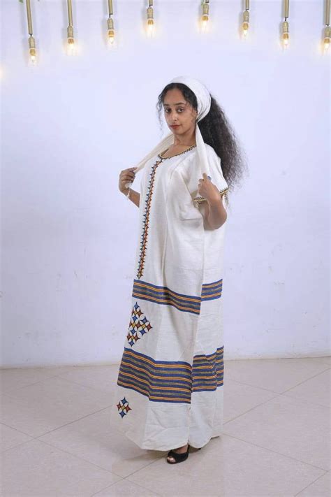 Ethiopian Traditional Dress Traditional Dresses Long White Dress Long Dress African Tee