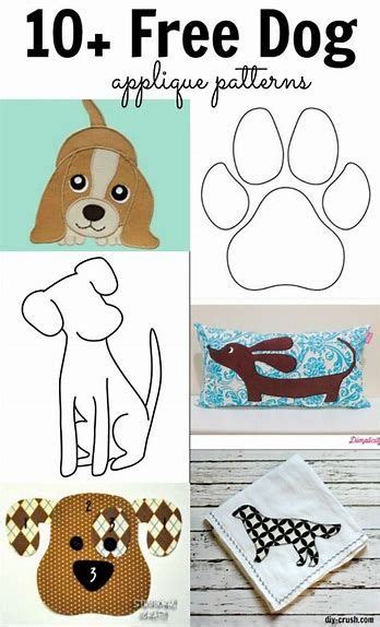 Image Result For Dog Quilt Patterns Free Printable Applique Quilt
