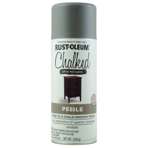 Rust Oleum Chalked Ultra Matt Spray Paint Pebble 340g 302563 Chamberlain