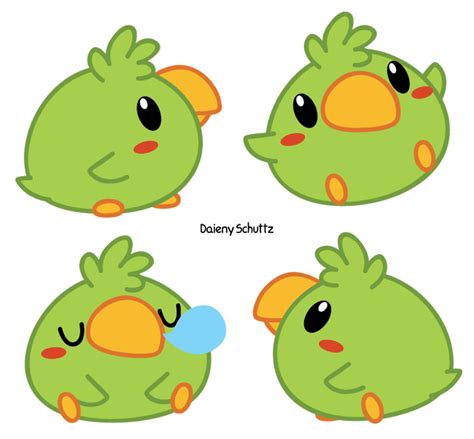 Chibi Parrot By Daieny On Deviantart