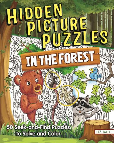Hidden Picture Puzzles In The Forest 50 Seek And Find Puzzles To Solve