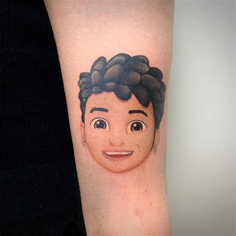 Smile Emoji Tattoo