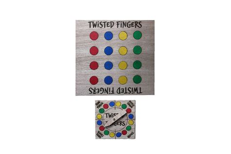 Twisted Fingers Game Mini Twister Game