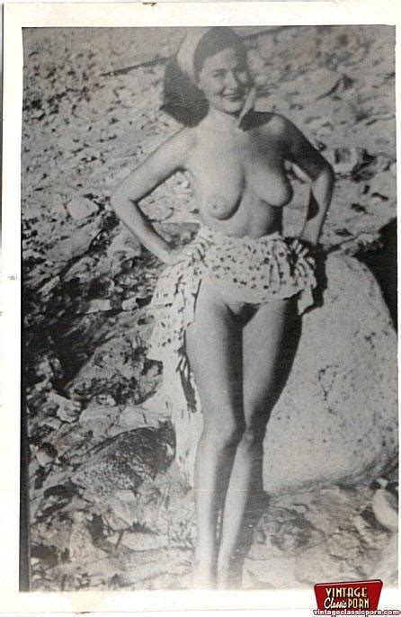 Vintage Female Nudes Outdoors