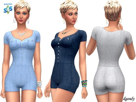 The Sims Resource Jumpsuit 20200203 By Dgandy • Sims 4 Downloads