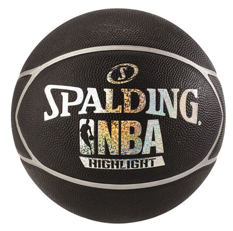 Spalding Nba Highlight Hologram Basketball Blacksilver Toys R Us Canada
