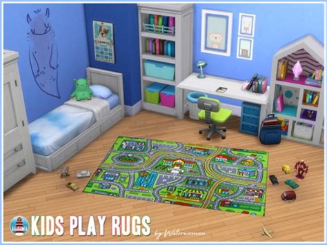 Akisima Sims Blog Kids Play Rugs Sims 4 Downloads