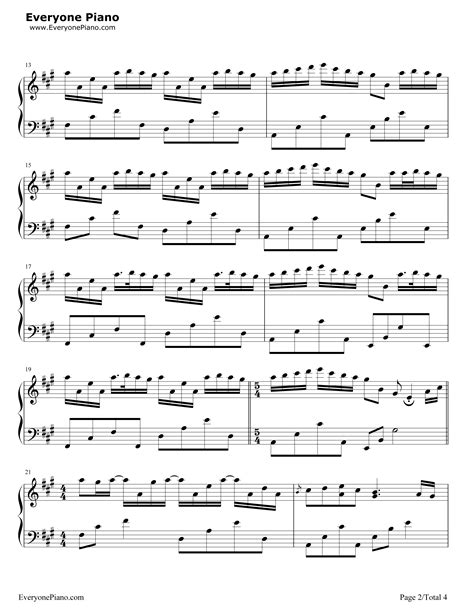 River Flows in You-Yiruma Stave Preview -EOP Online Music Stand