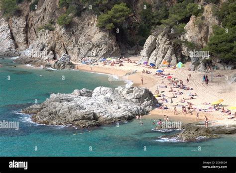 Plage Naturiste Playa Cala Sa Boadella Pr S De Lloret De Mar Costa Brava Espagne Plage Nue