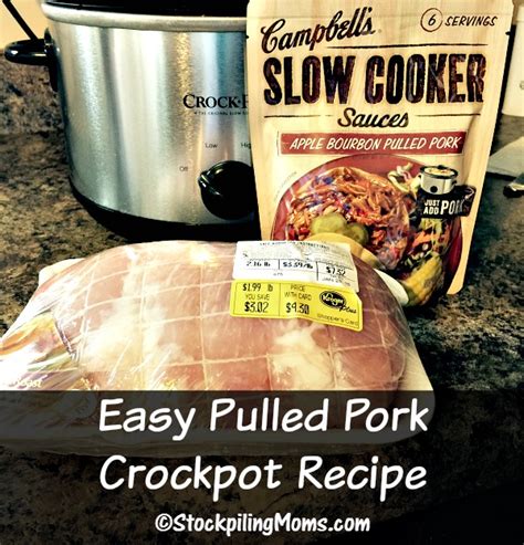 Easy Pulled Pork Crockpot Recipe
