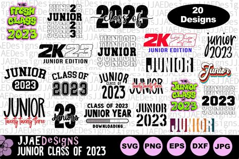 Junior 2023 Svg Bundle Class Of 2023 Svg 2023 Junior Svg Junior Shirt