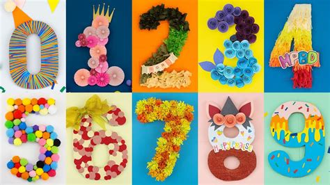Diy Number Decoration For Impressive Birthday And Anniversary Party 10