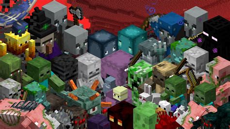 All Hostile Mobs In Minecraft How To Find Drops And More