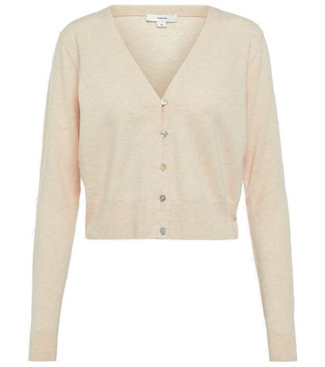 Vince Wool And Cashmere Blend Cardigan Vince
