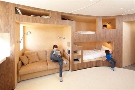 Modern Bunk Beds Offering Attractive Space Sacing Ideas For Large And Small Rooms