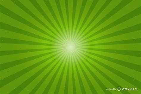 Shiny Green Sunburst Background Vector Download