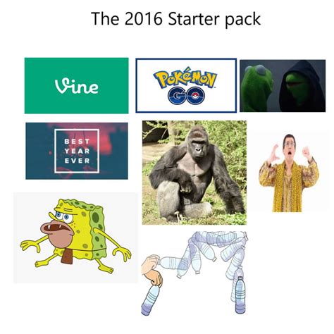 The 2016 Starter Pack 9gag