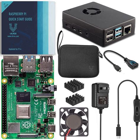 Vilros Raspberry Pi 4 2gb Base Starter Kit With Fan Cooled Heavy Duty Aluminum Alloy Case