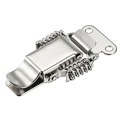Uxcell Iron Spring Loaded Toggle Latch Catch Clamp 90mm Silver Tone