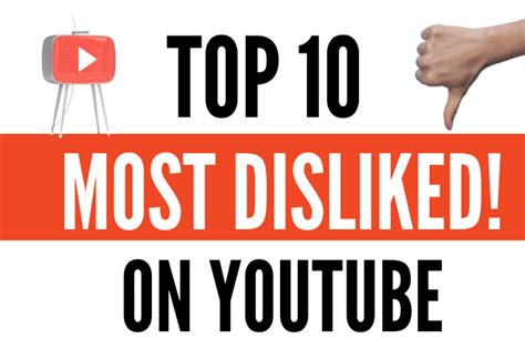 Top 10 Most Disliked Video On Youtube Of 2021 Web Viral Trends