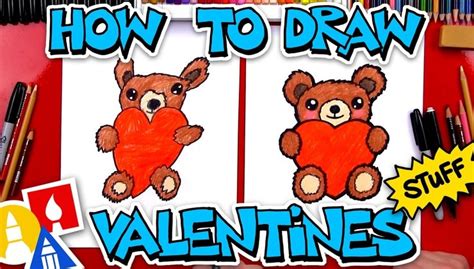 How To Draw Valentines Day Stuff Art For Kids Hub
