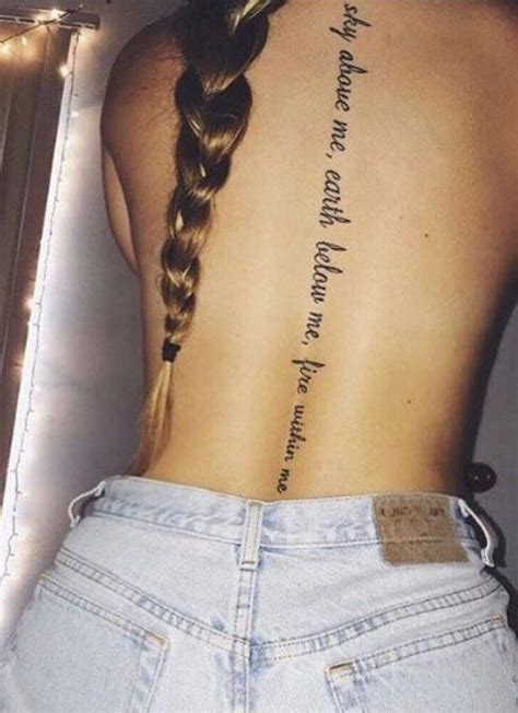 Spine Tattoo Quotes Meaningful Tattoo Quotes Tattoo Fonts Tattoo