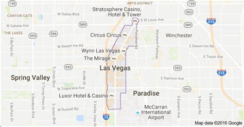 Las Vegas Strip Zip Code St Charles