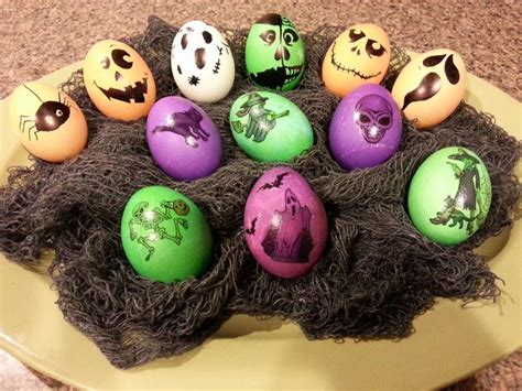 My Husband The Kids And I All Made These Halloween Eggs This Year