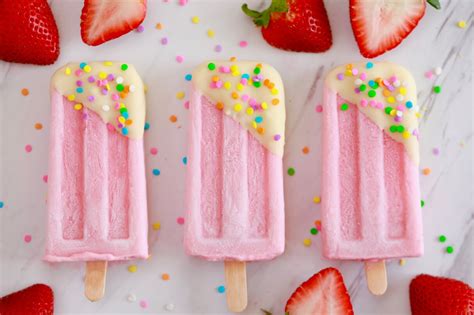 Strawberry Milk Popsicles Gemmas Bigger Bolder Baking