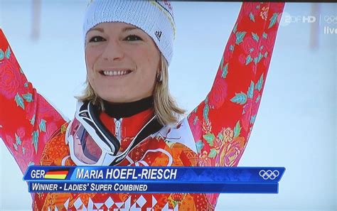 Won Gold And Bronze Medals German Skier Maria Riesch Hefley In Sochi