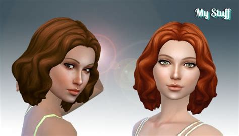 Mystufforigin Barbara Hairstyle Sims 4 Hairs