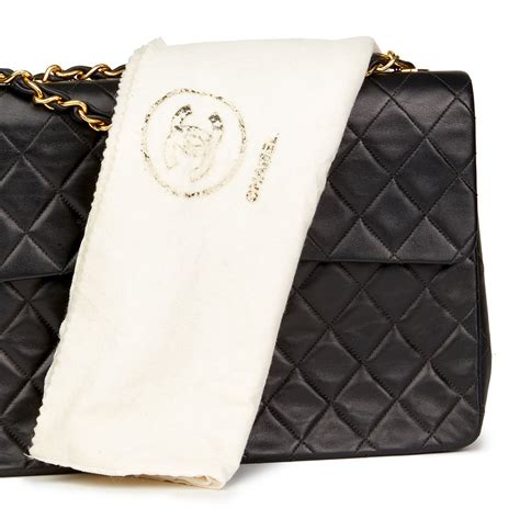 Chanel Maxi Jumbo Xl Flap Bag 1994 Hb631 Second Hand Handbags