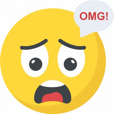 Astonished Face Confused Emoji Omg Emoticon Surprised Icon