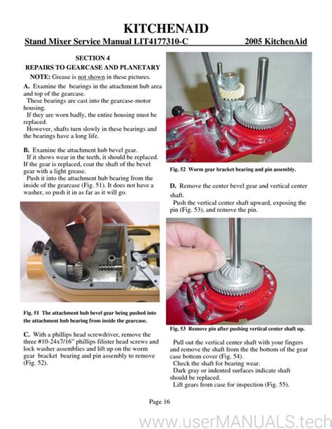 Kitchenaid mixer ksm90 user guide | manualsonline.com KitchenAid Professional 5 Service Manual, Page: 2 ...