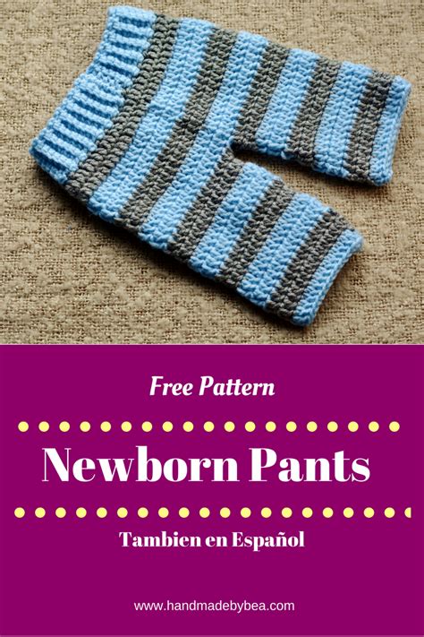 Crochet Patterns Newborn Pants Trousers Free Pattern