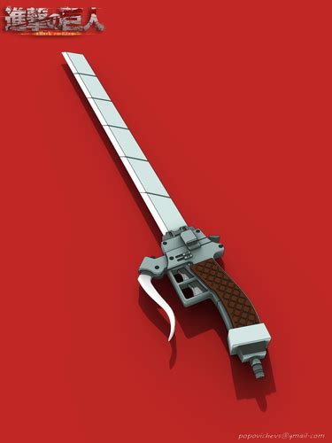 33 results for attack on titan sword. 3D Printed Anime sword "Attack on Titan" by RedMutant ...