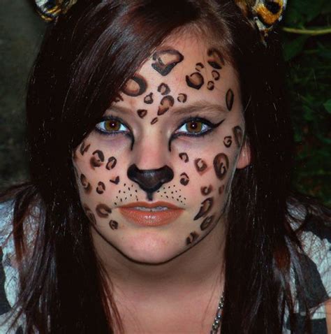Halloween Makeup Tutorial Leopard Cat Face Halloween Halloween