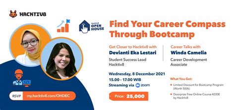 Beli Tiket Find Your Career Compass Through Bootcamp