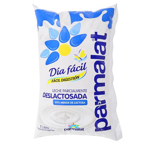 Leche Ultra Parmalat Deslactosada 1 L Disco