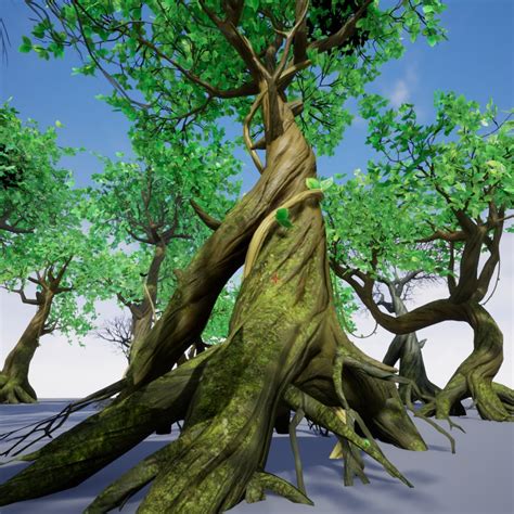 Pack Modular Tree Nature 3d Model Turbosquid 1555987