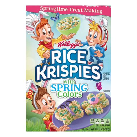 Kellogg S Rice Krispies Breakfast Cereal Original With Spring Colors Shop Cereal At H E B
