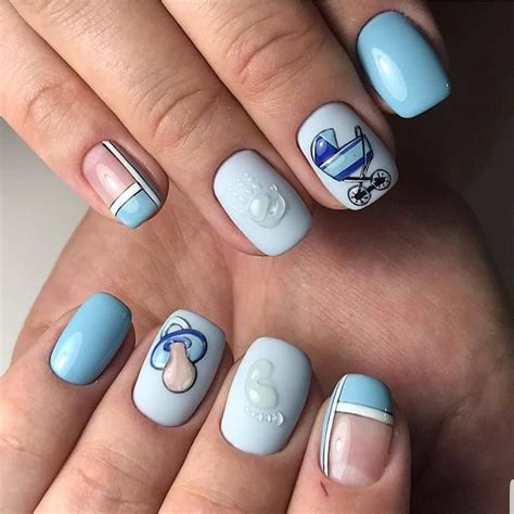Cutest Baby Shower Nail Art Ideas For Would Be Mother Trendy Nail Art