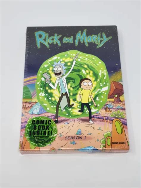 Rick And Morty Season 1 Dvd First Print With Good Morty Comic Brand New