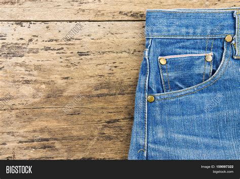 Blue Jeans On Brown Image And Photo Free Trial Bigstock